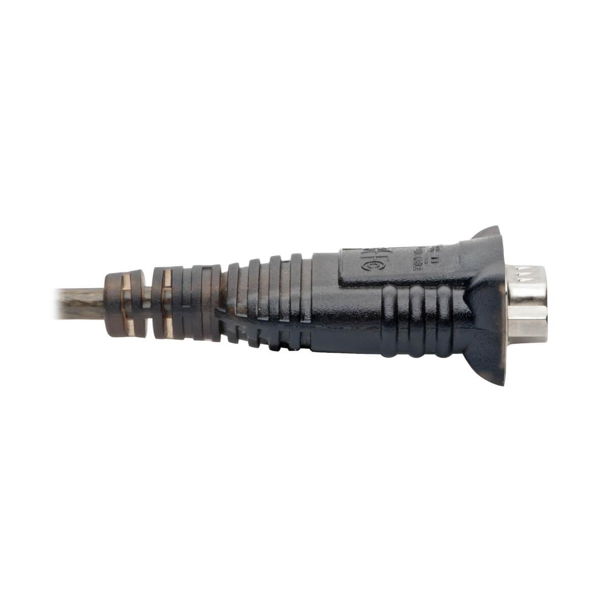 TRIPP LITE USB to RS485/RS422 FTDI Serial Adapter Cable with COM Retention (USB-A to DB9 M/M), 30 in 76.2cm