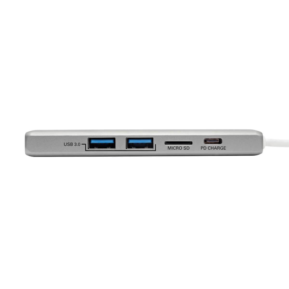 TRIPP LITE Docking Station USB-C - HDMI / Thunderbolt 3 / PD Charging / Micro SD - 60w Power delivery