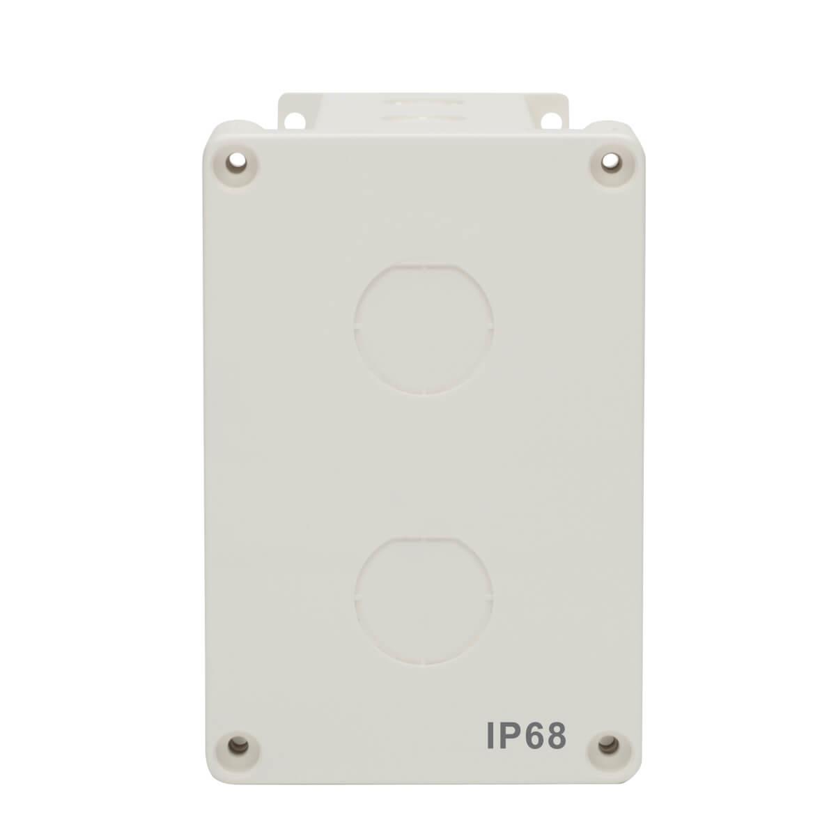 TRIPP LITE Waterproof Electrical Junction Box - Surface Mount, Industrial, Single Gang, IP67, TAA, 2 Cutouts