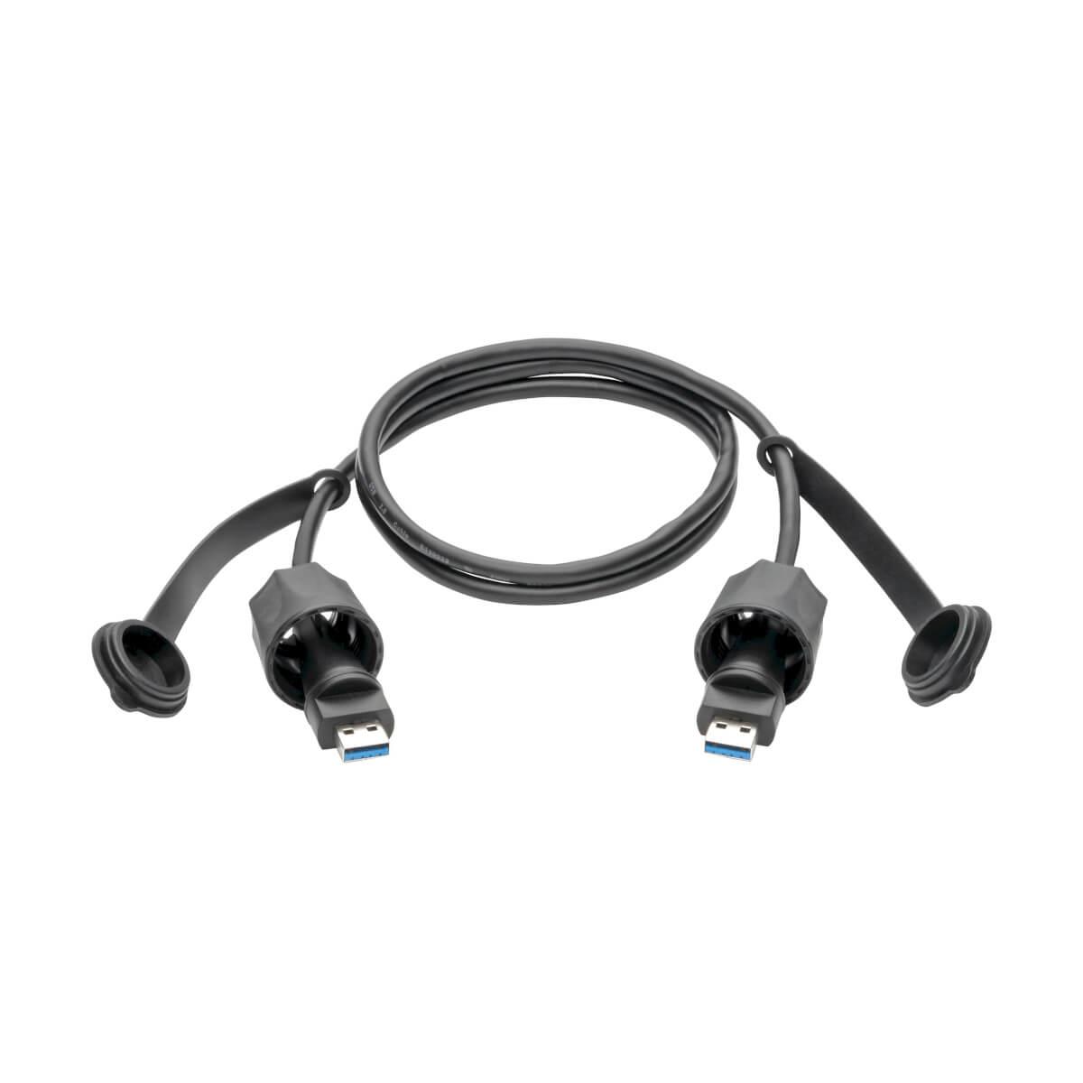 TRIPP LITE USB-A Male to USB-A Male Cable, SuperSpeed, 3.0/3.1, Industrial, 91cm - IP67, Shielded, TAA