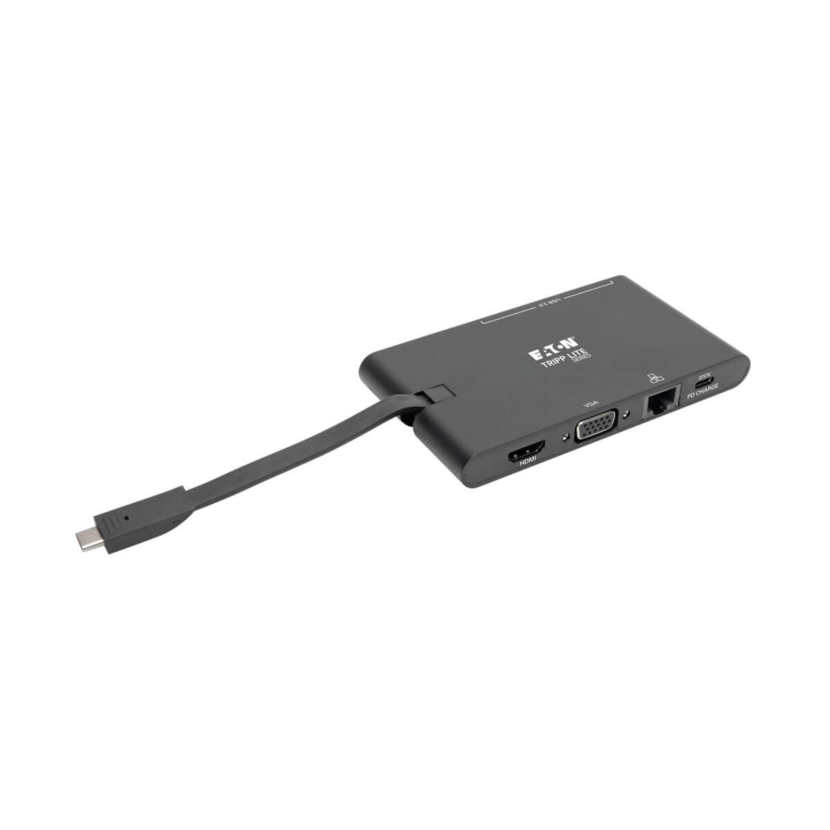 TRIPP LITE Docking Station USB-C - HD15 / HDMI / RJ45 / USB-C / Micro SD, SD / 2x USB 3.0 / USB-C - 100w Power delivery