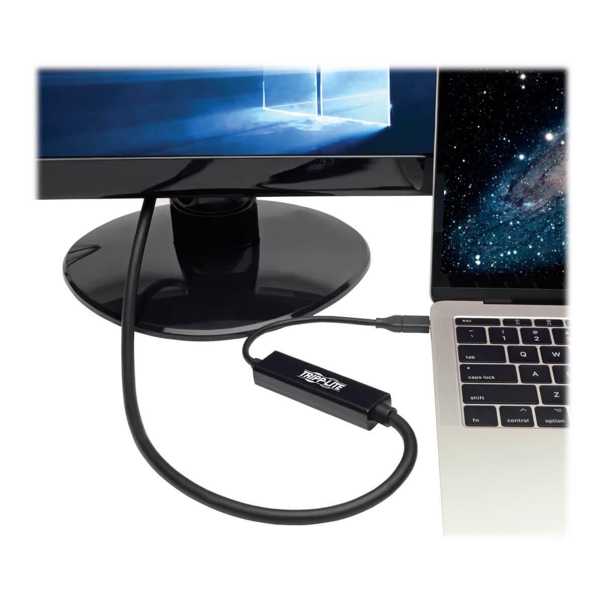 TRIPP LITE USB-C to DisplayPort Cable, 4K @ 60Hz, Thunderbolt 3 - 91cm