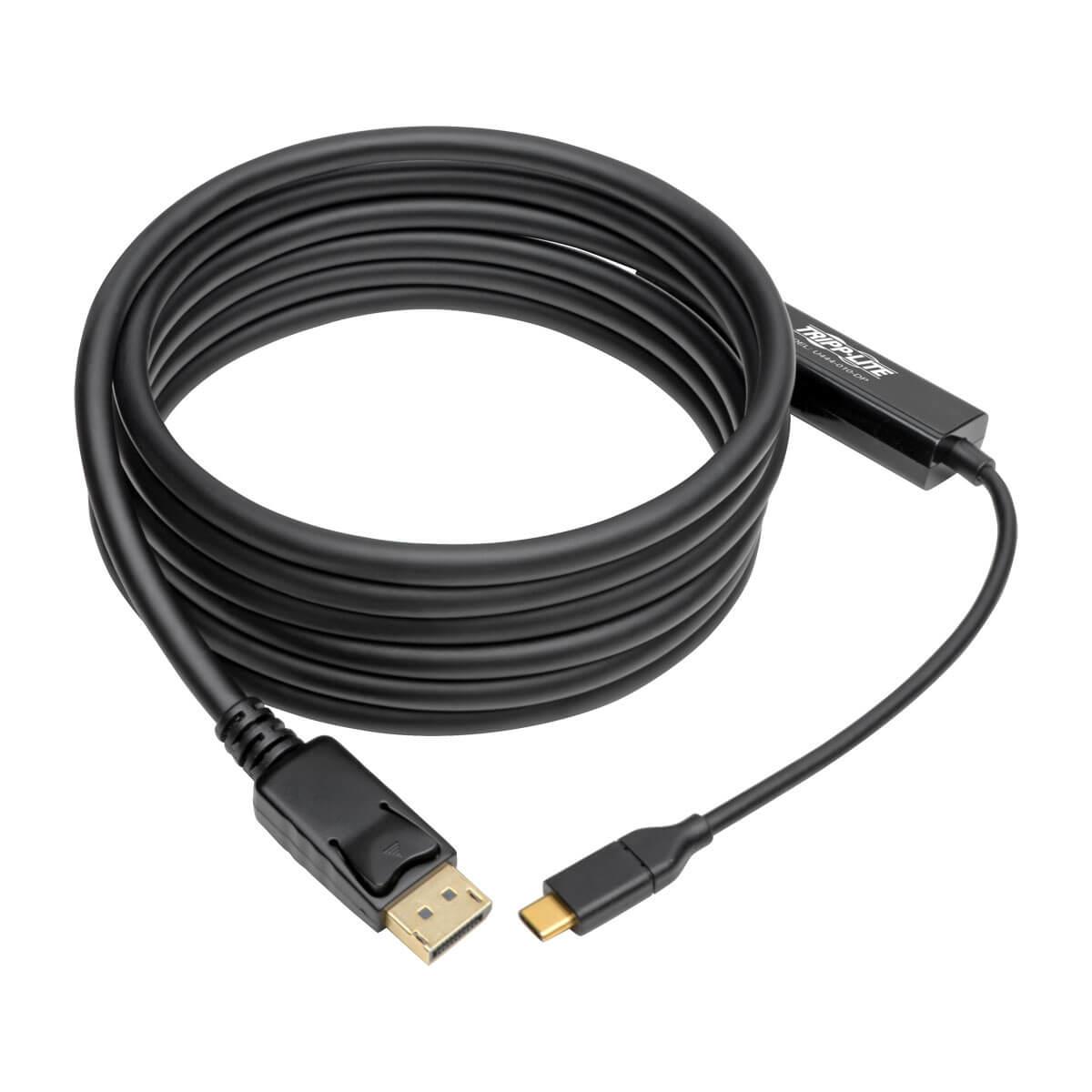 TRIPP LITE USB 3.1 Gen 1 USB-C to DisplayPort 4K Adapter Cable (M/M), Thunderbolt 3 Compatible, 4K @60Hz, - 3m 10 ft