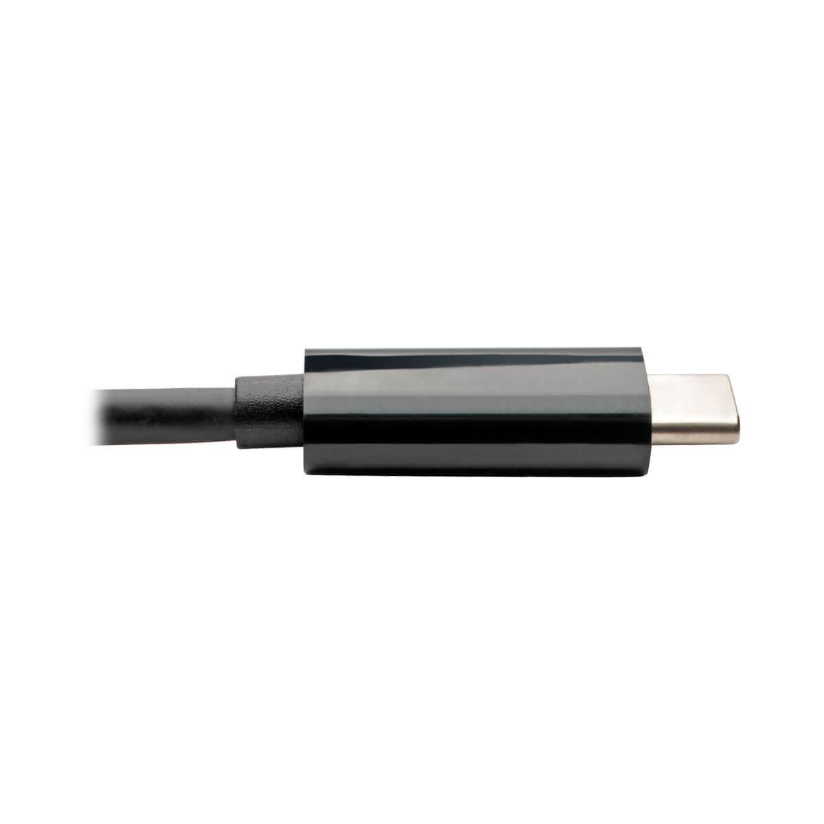 TRIPP LITE USB-C to VGA Adapter with PD Charging - USB 3.1 Gen 1, 1920 x 1080 (1080p), Thunderbolt 3, Black