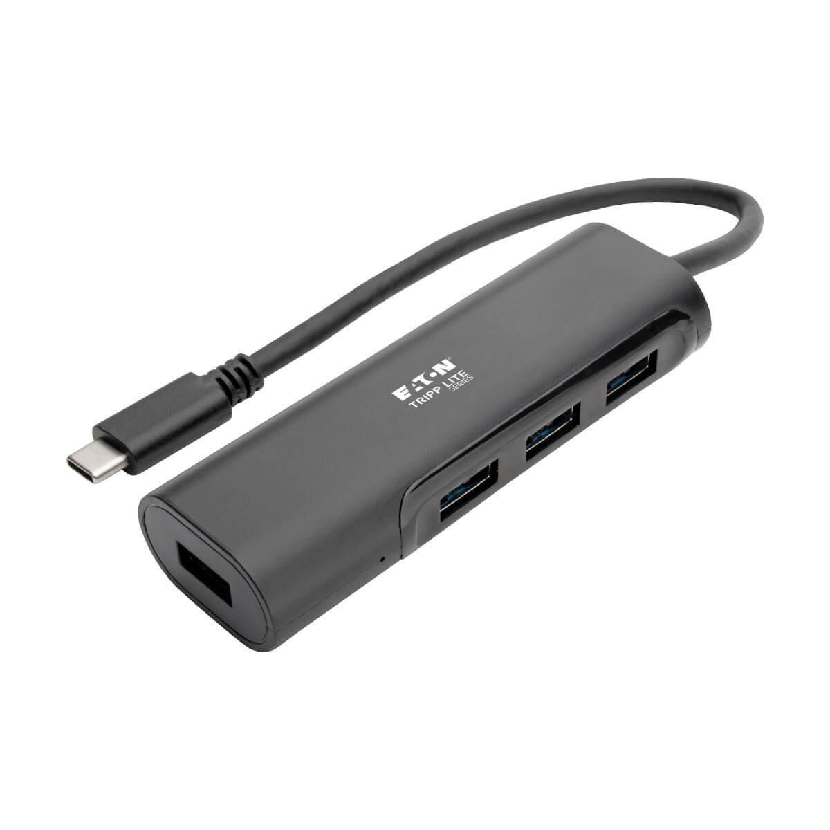 TRIPP LITE 4-Port USB 3.1 Hub, 4x USB-A, Thunderbolt - Black