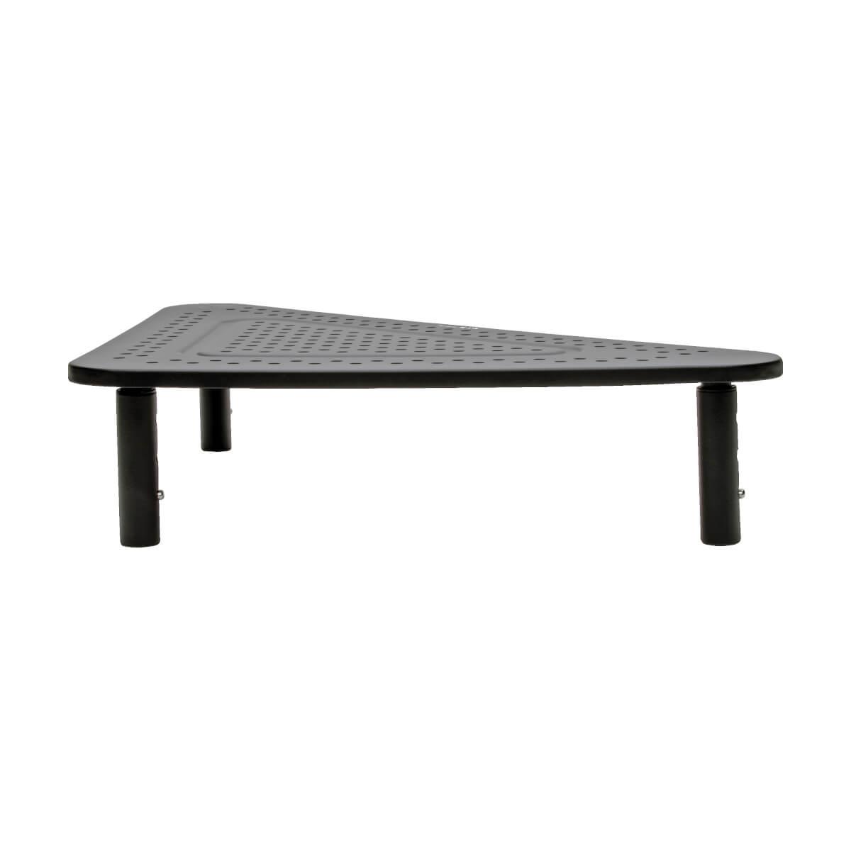 TRIPP LITE Monitor Riser for Desk, 12x20in - Height Adjustable, Corner, Metal, Black