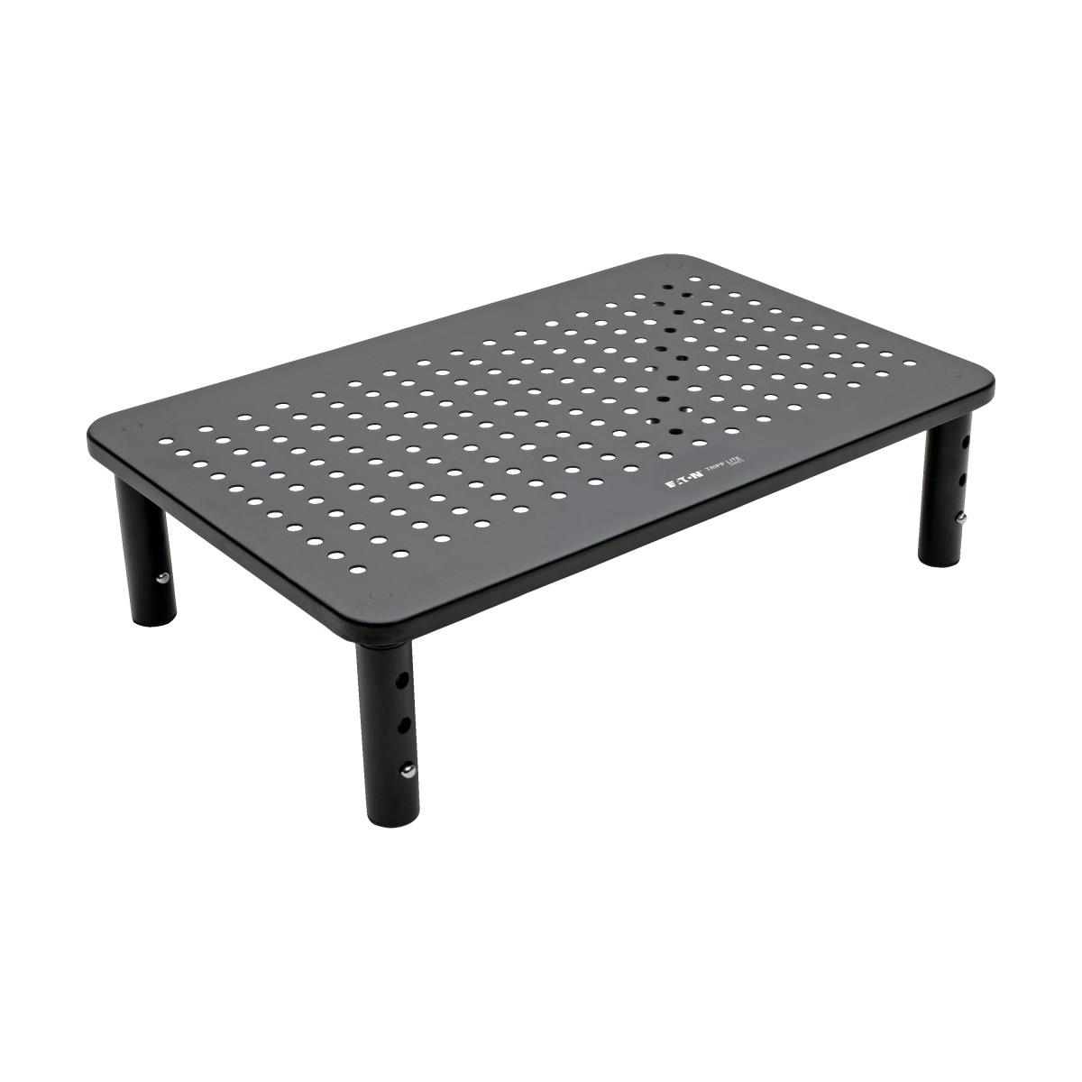 TRIPP LITE Monitor Riser for Desk, 14x9in - Height Adjustable, Metal, Black