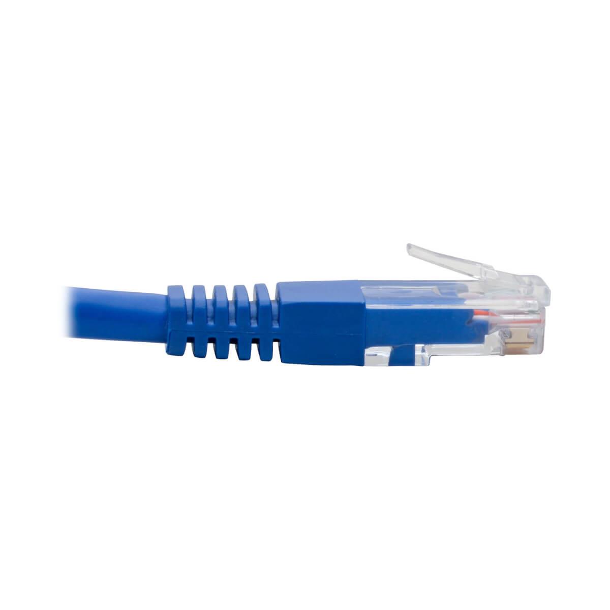 TRIPP LITE Patch Cable - CAT6 - molded - 30cm - Blue - Right Angle