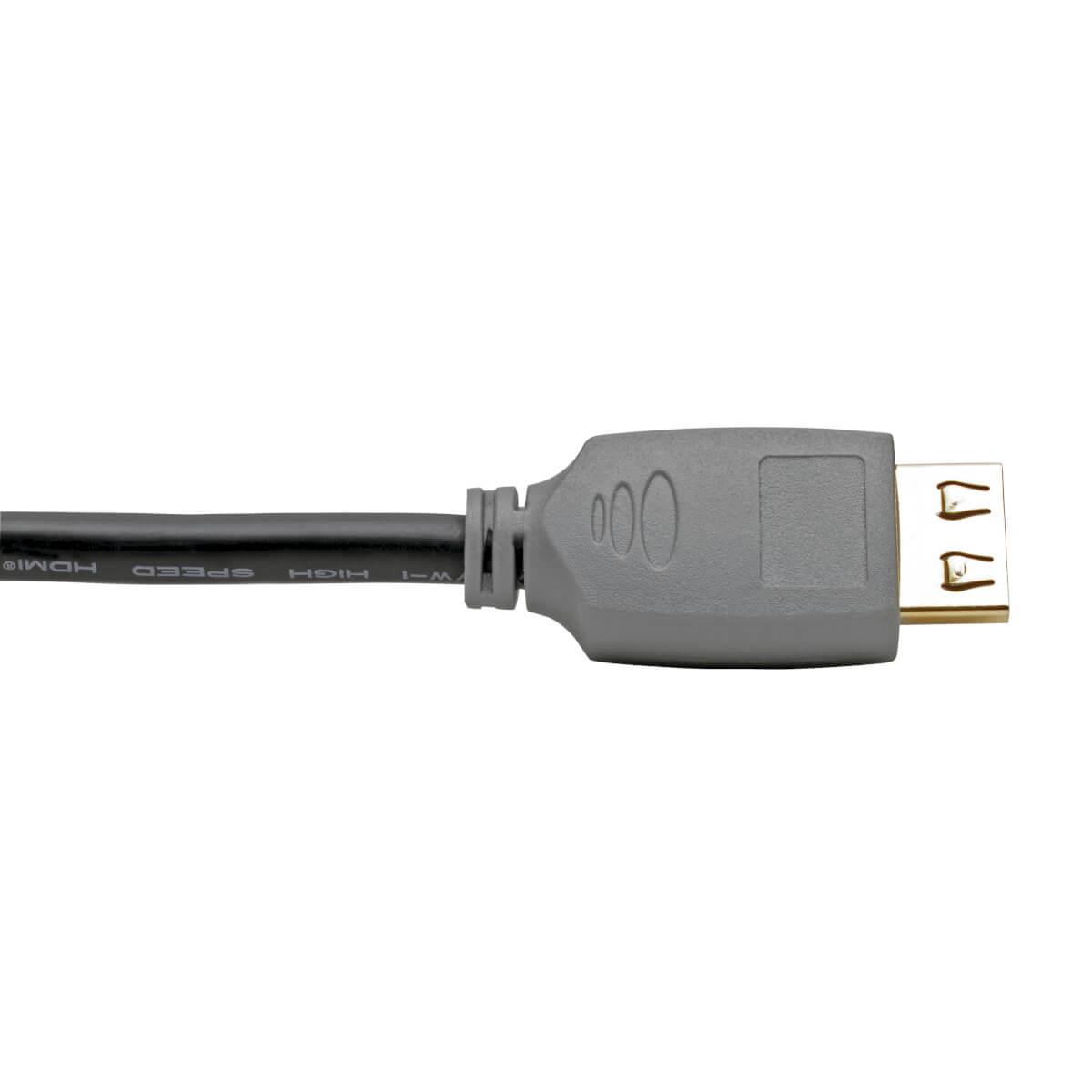 TRIPP LITE High-Speed HDMI 2.0a Cable with Gripping Connectors - 4K, 60 Hz, 4:4:4, M/M, Black, 7.6m