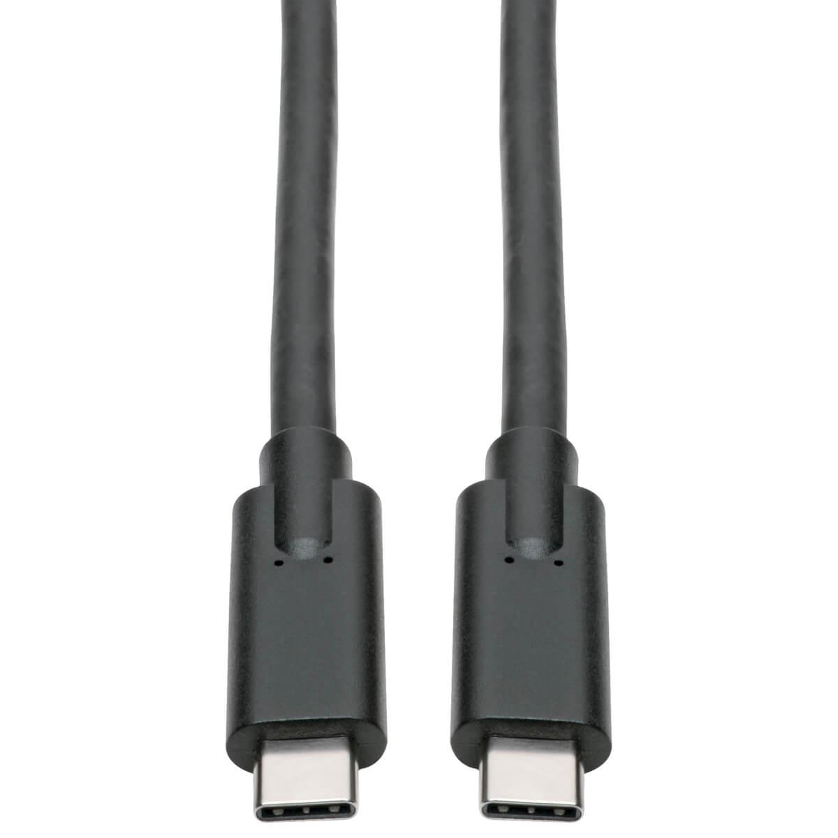 TRIPP LITE USB-C to USB-C Cable (M/M) - 3.1, 5 Gbps, 5A Rating, Thunderbolt 3 Compatible, 1.8m 6ft