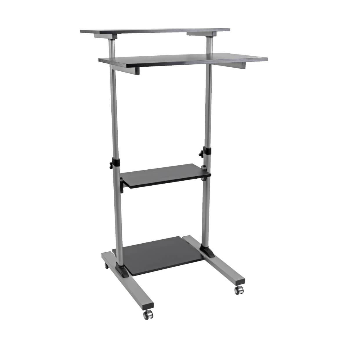 TRIPP LITE Mobile Standing Desk/workstation On Wheels, Height Adjustable