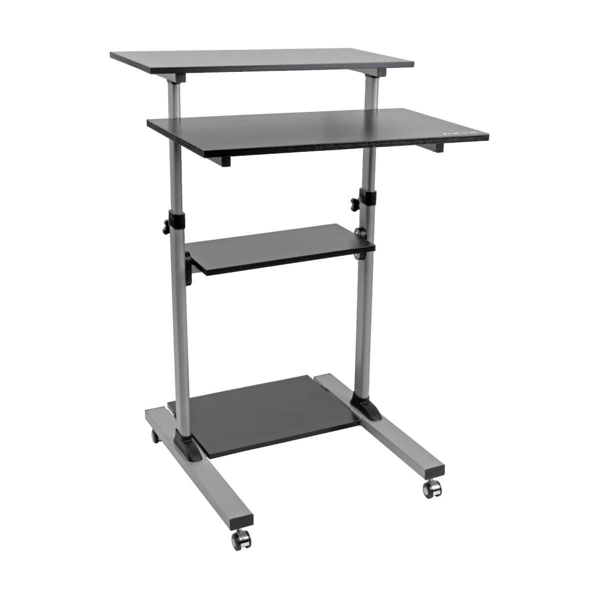 TRIPP LITE Mobile Standing Desk/workstation On Wheels, Height Adjustable