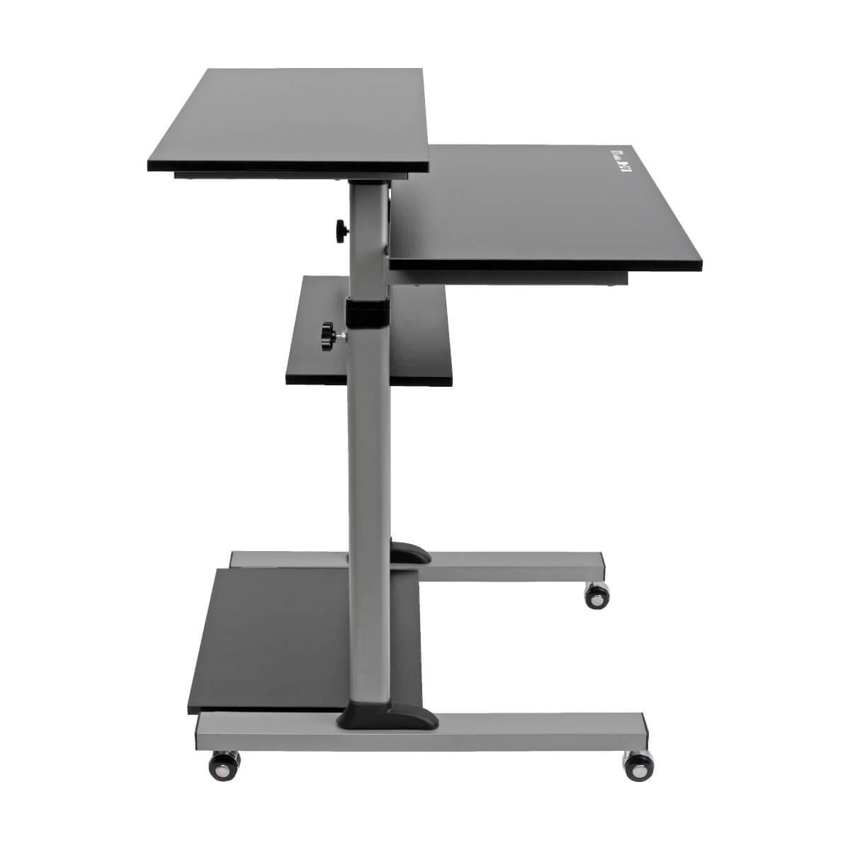 TRIPP LITE Mobile Standing Desk/workstation On Wheels, Height Adjustable