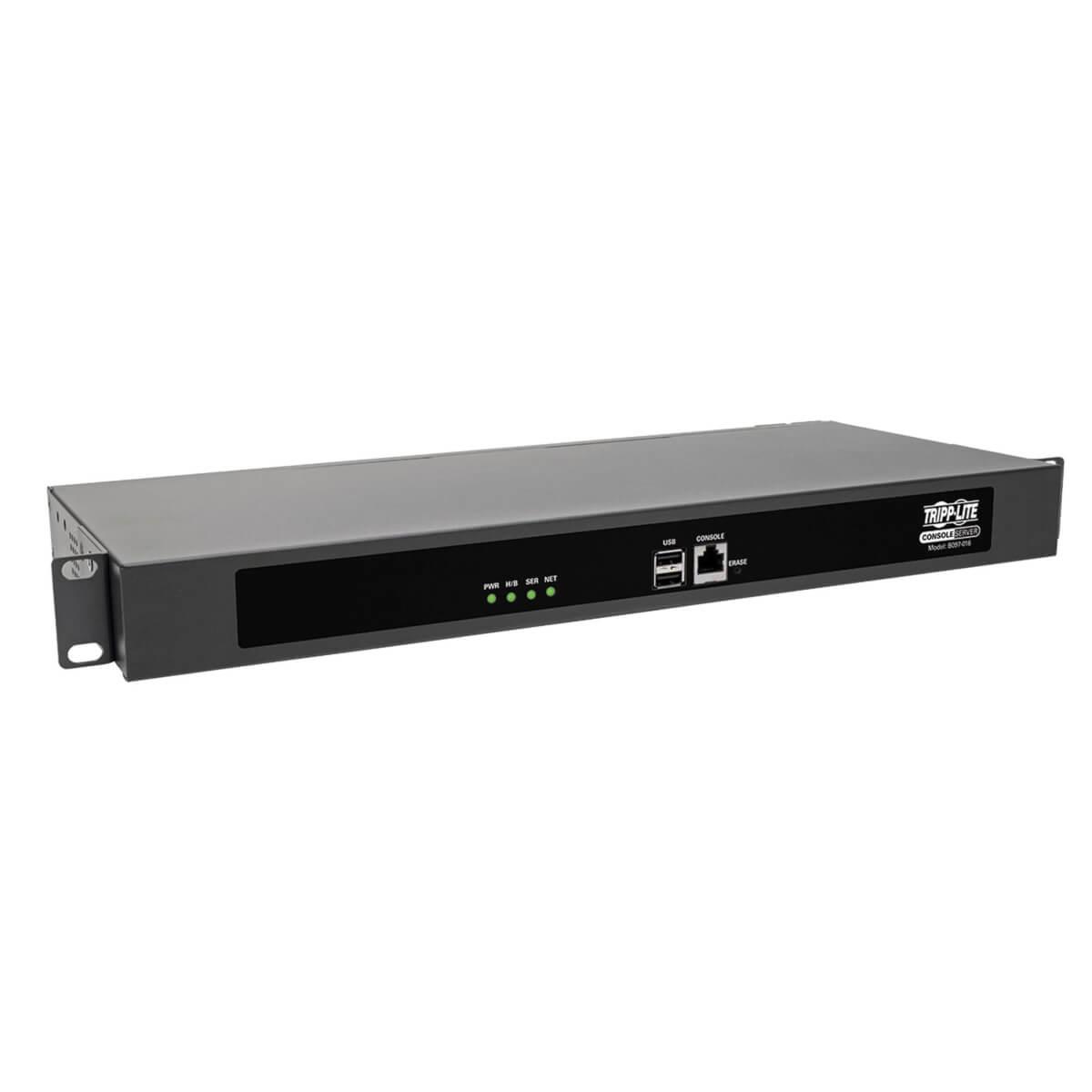TRIPP LITE 16-port Console Server Dual Gbe 4GB Flash Desktop/1u Rack Taa
