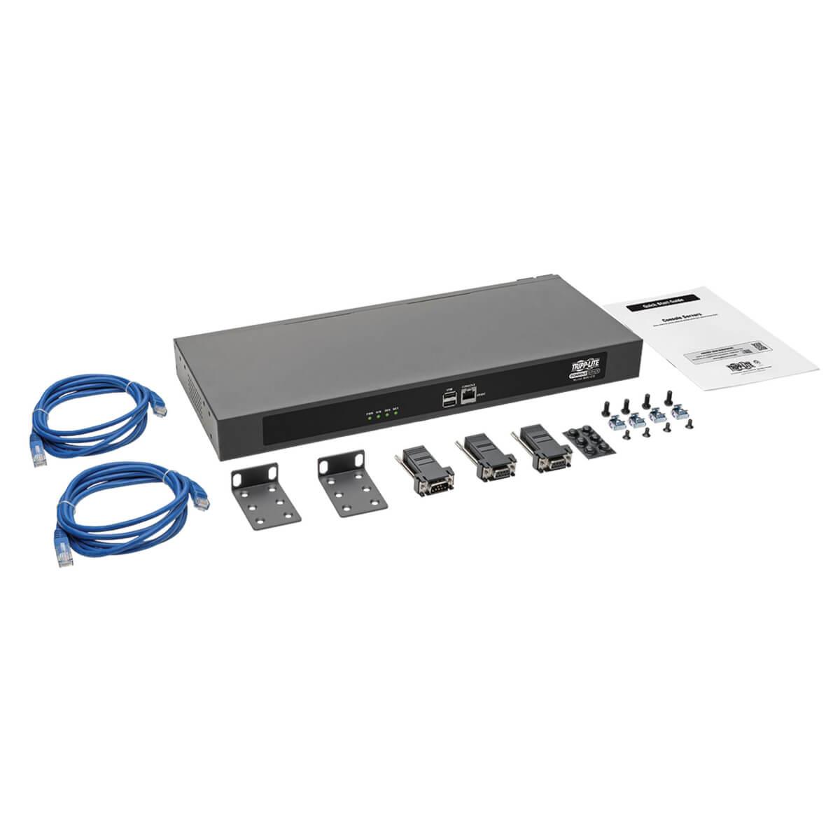 TRIPP LITE 16-port Console Server Dual Gbe 4GB Flash Desktop/1u Rack Taa