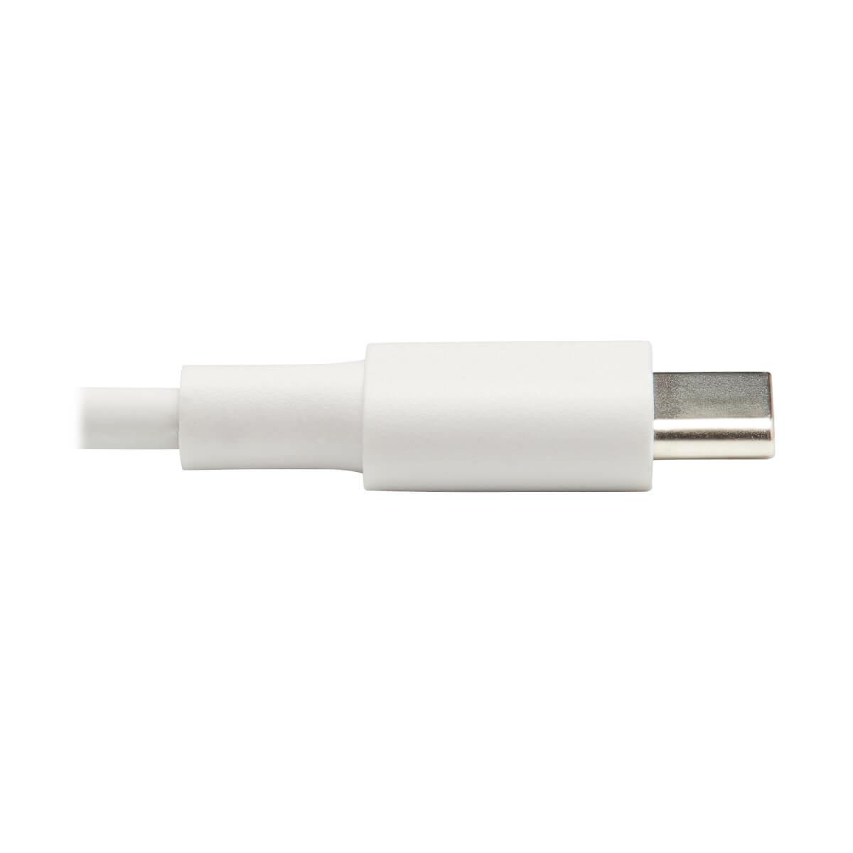 TRIPP LITE USB-C Sync / Charge Cable with Lightning Connector - M/M, USB 2.0, White, 3 ft 0.9m