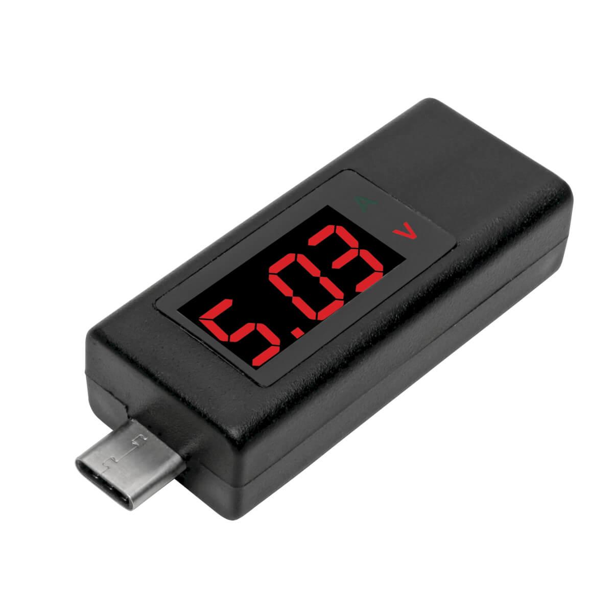 TRIPP LITE USB-C Voltage and Current Tester Kit - LCD Screen, USB 3.1 Gen 1, M/F