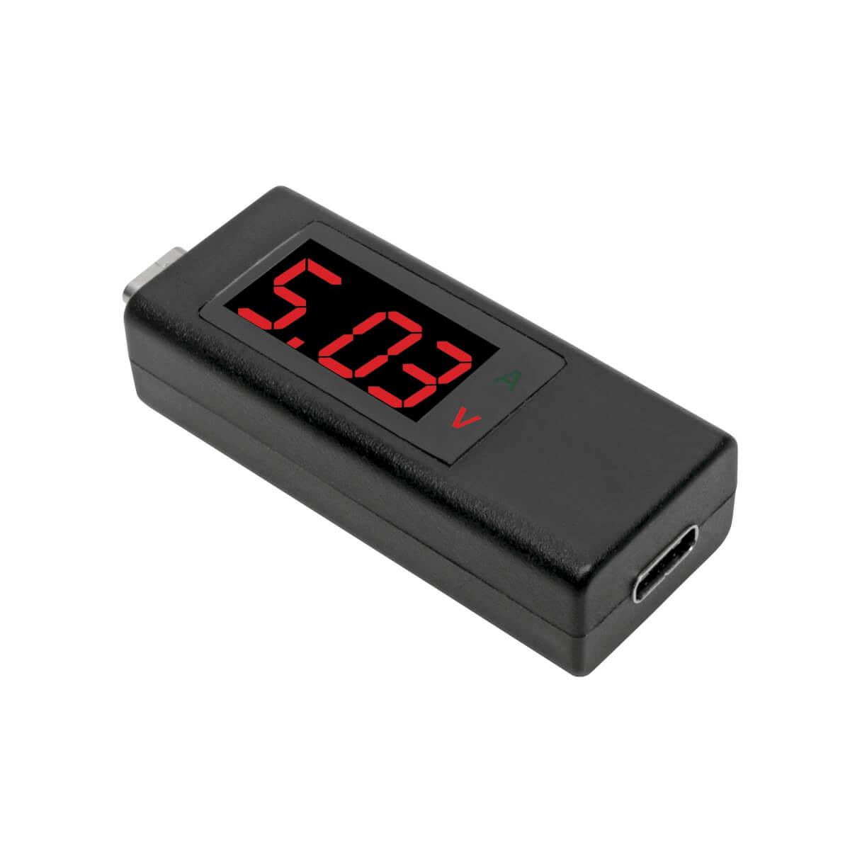 TRIPP LITE USB-C Voltage and Current Tester Kit - LCD Screen, USB 3.1 Gen 1, M/F