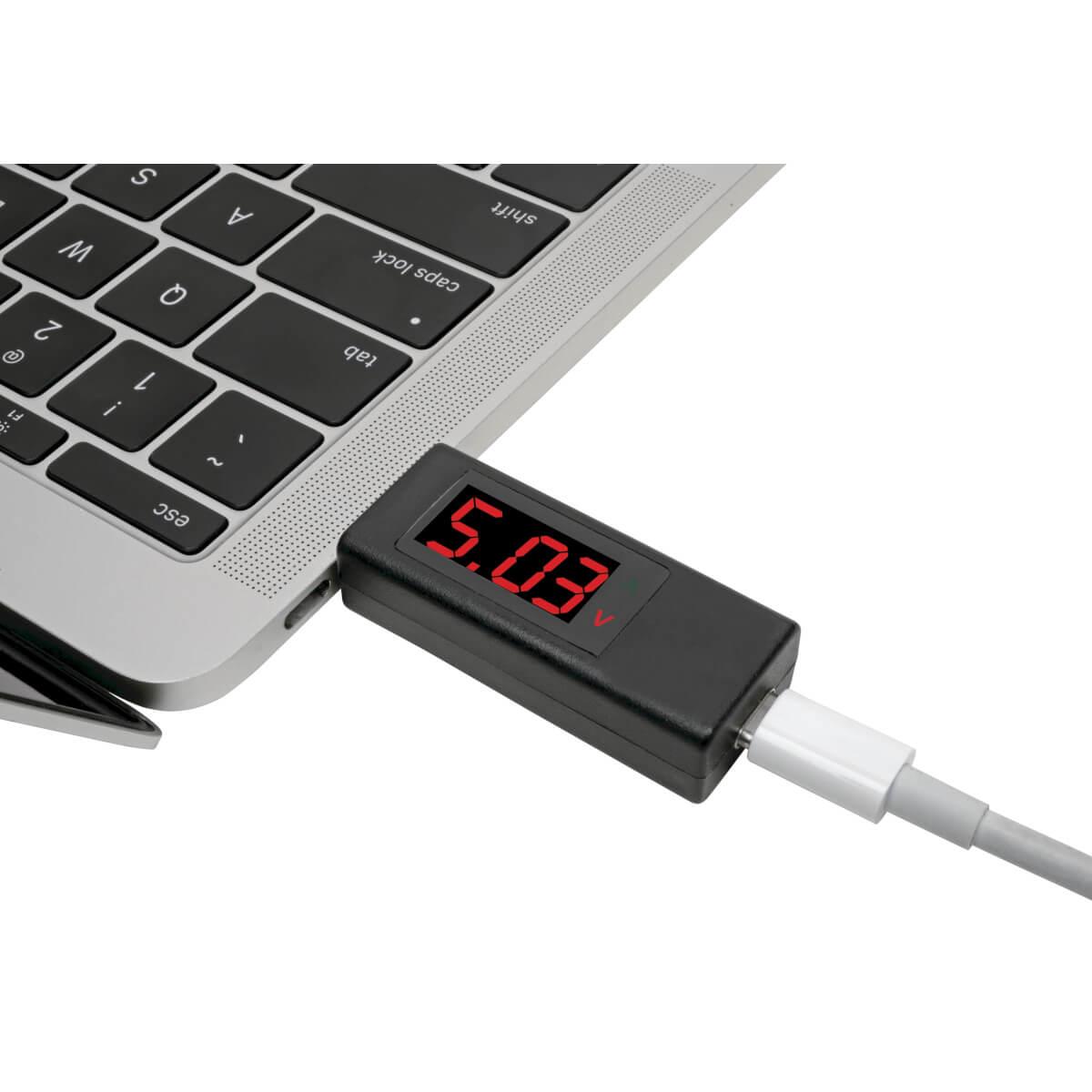 TRIPP LITE USB-C Voltage and Current Tester Kit - LCD Screen, USB 3.1 Gen 1, M/F