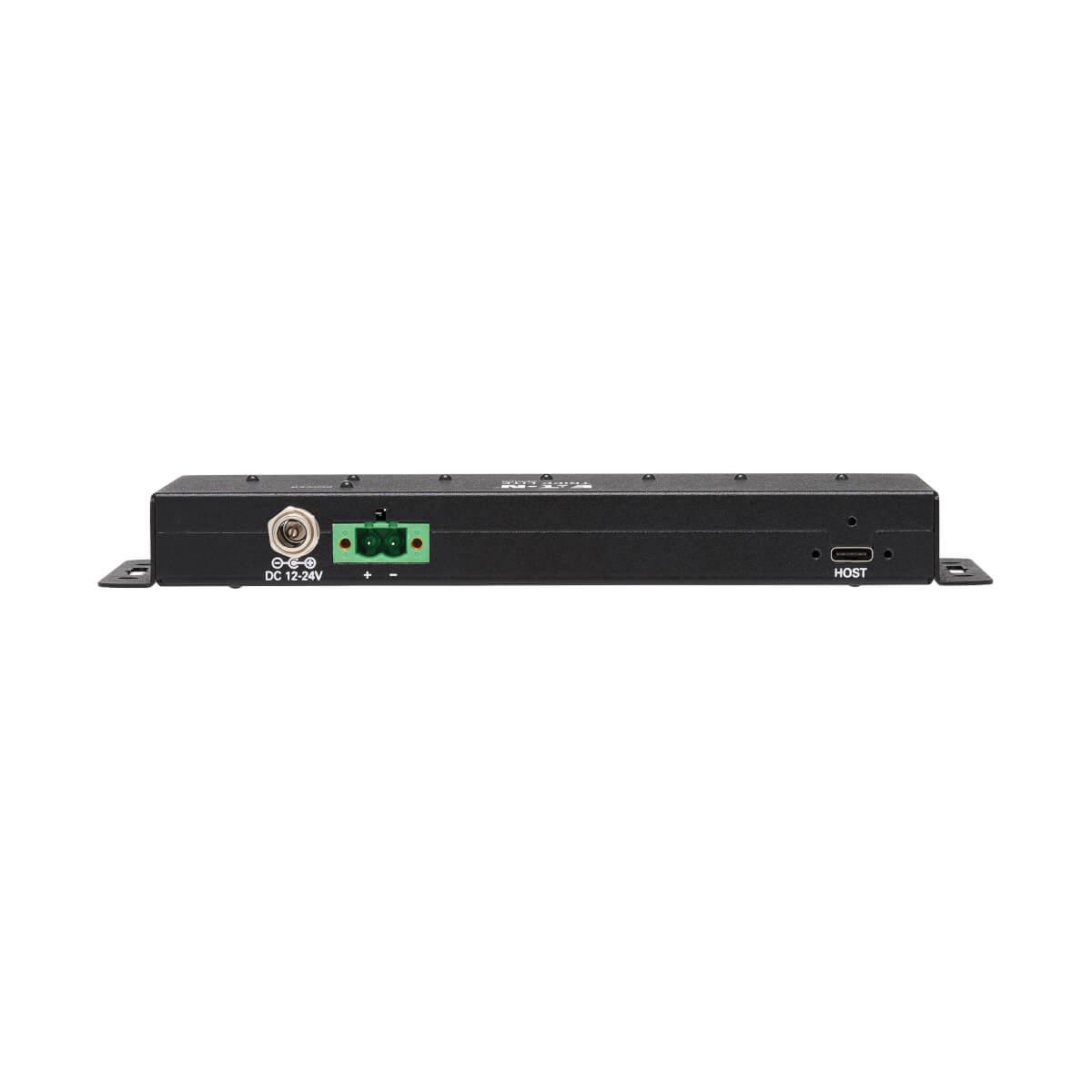 TRIPP LITE 7-Port Industrial-Grade USB 3.1 Gen 2 Hub - 10 Gbps, 4 USB-A & 3 USB-C, 15 kV ESD Immunity, Metal Housing, TAA