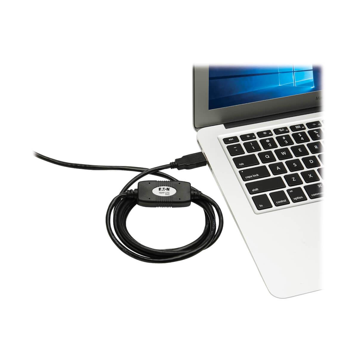 TRIPP LITE USB-A to RJ45 Rollover Console Cable (M/M) - Cisco Compatible, 250 Kbps, 3m Black