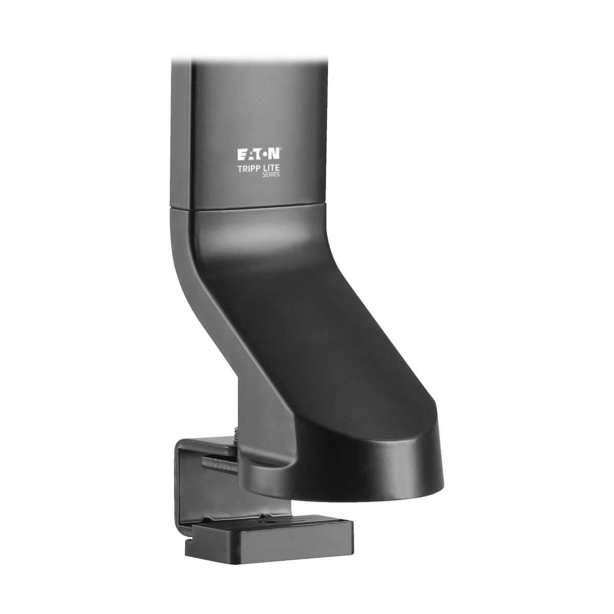 TRIPP LITE Dual-Display Monitor Arm with Desk Clamp and Grommet - Height Adjustable, 17in to 27in Monitors