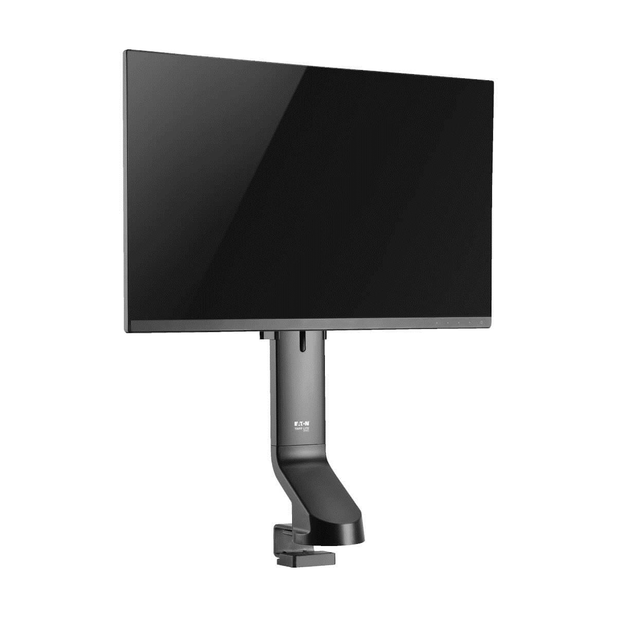 TRIPP LITE Single-Display Monitor Arm with Desk Clamp and Grommet - Height Adjustable, 17in to 32in Monitors