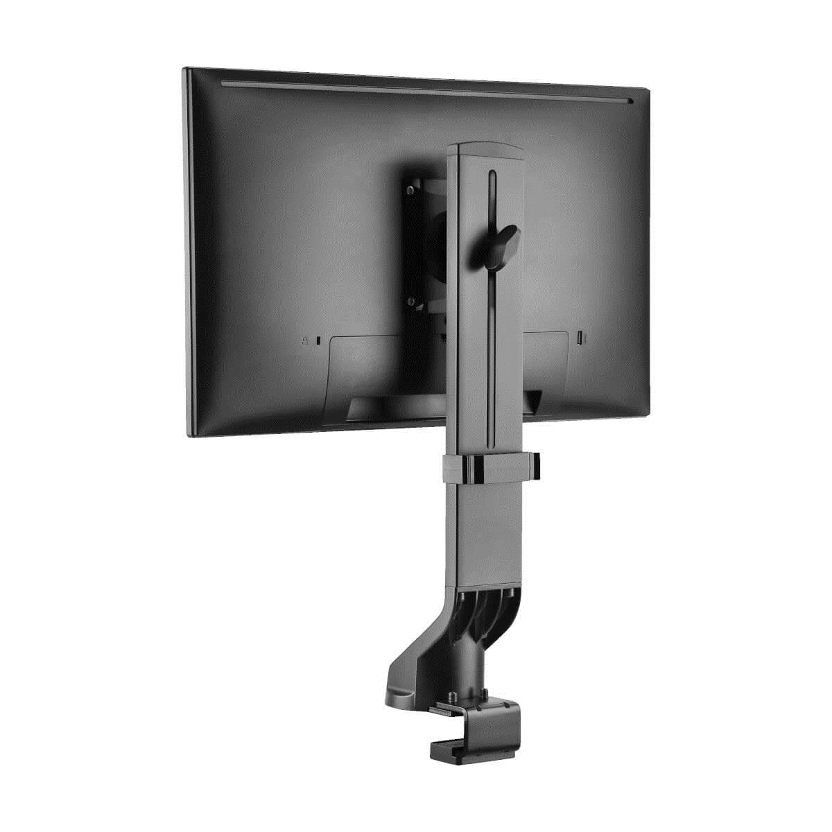 TRIPP LITE Single-Display Monitor Arm with Desk Clamp and Grommet - Height Adjustable, 17in to 32in Monitors