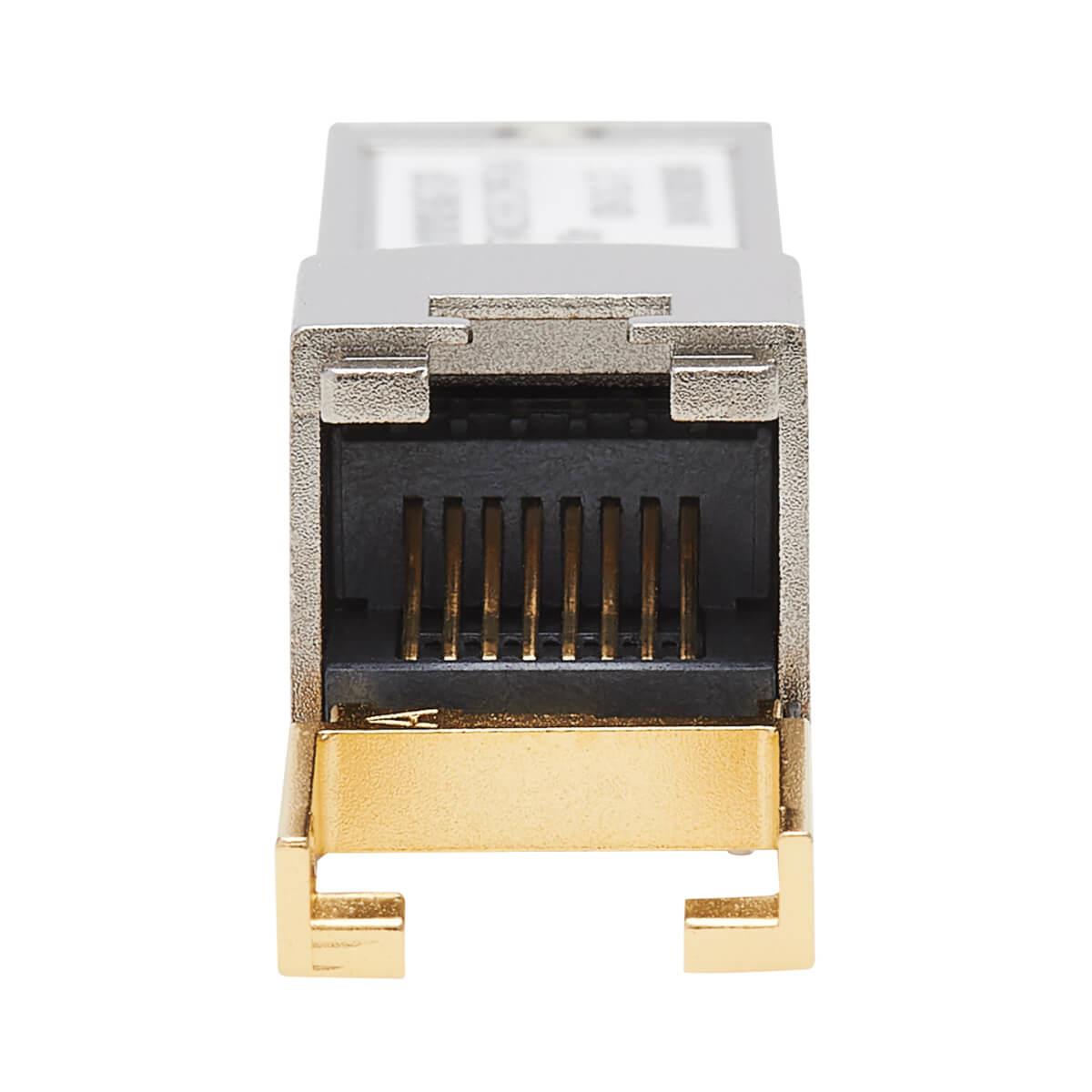 TRIPP LITE Cisco-Compatible GLC-TE SFP Transceiver - 10/100/1000Base-TX, Copper, RJ45, CAT6, 100m