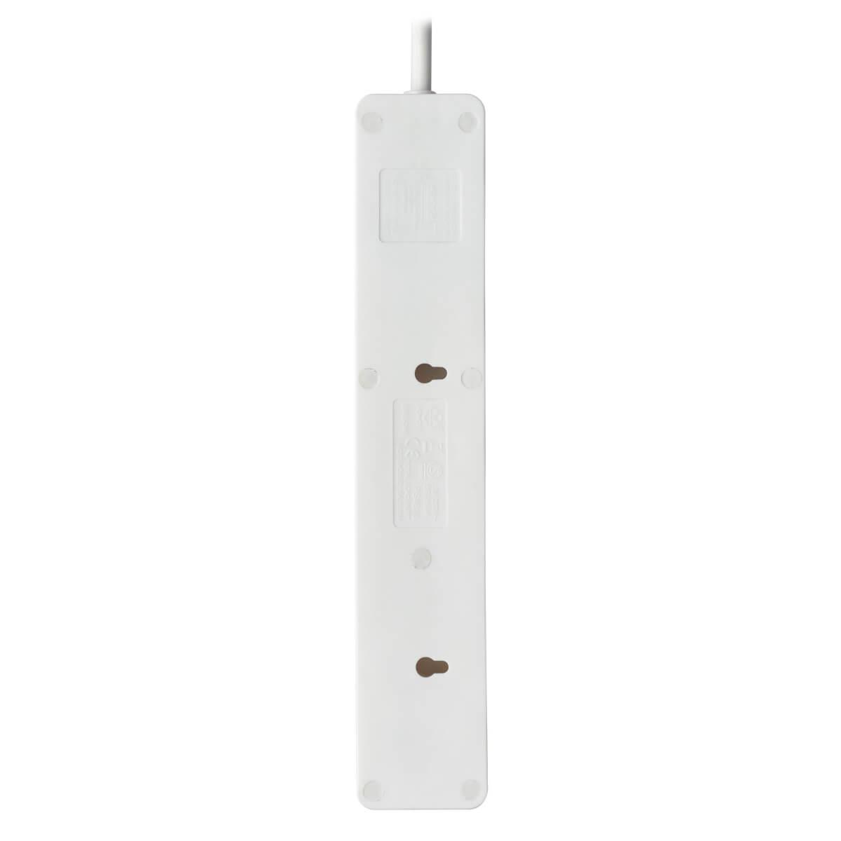 TRIPP LITE 4-Outlet Power Strip - British BS1363A Outlets, 220-250V AC, 13A, 1.8 m Cord, BS1363A Plug, White