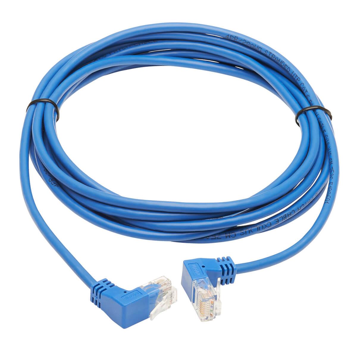 TRIPP LITE Slim Patch Cable - CAT6 - molded - 3m - Blue - Up / Down Angle
