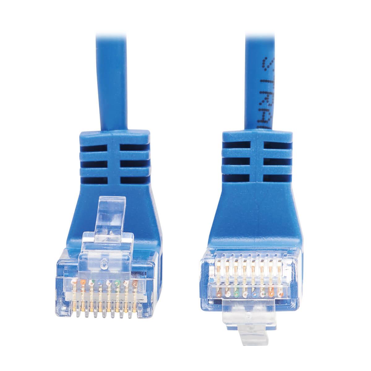 TRIPP LITE Slim Patch Cable - CAT6 - molded - 3m - Blue - Up / Down Angle