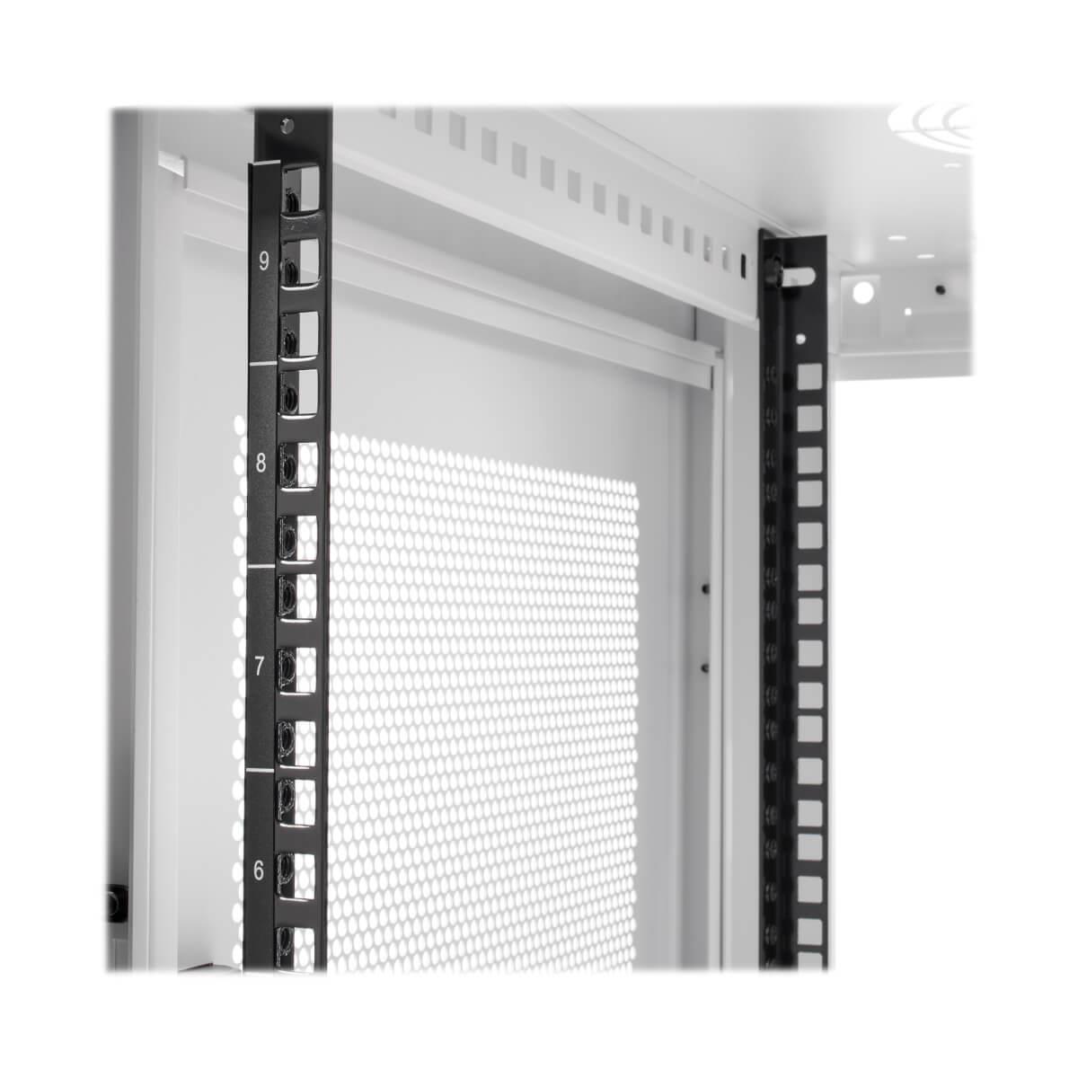 TRIPP LITE SmartRack 9U Low-Profile Switch-Depth-Plus Wall-Mount Rack Enclosure Cabinet, White