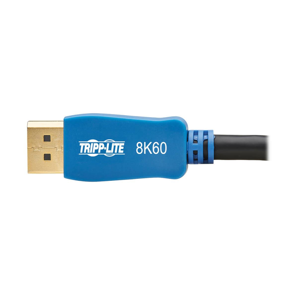 TRIPP LITE DisplayPort 1.4 Cable - 8K UHD @ 60 Hz, HDR, HBR3, HDCP 2.2, 4:4:4, BT.2020, M/M, Black 0.9m