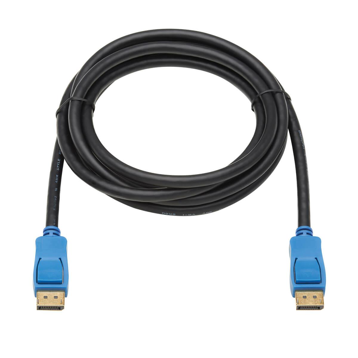 TRIPP LITE DisplayPort 1.4 Cable - 8K UHD @ 60 Hz, HDR, HBR3, HDCP 2.2, 4:4:4, BT.2020, M/M, Black 0.9m