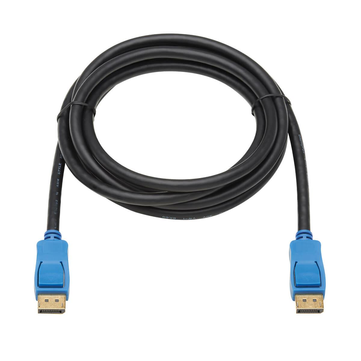 TRIPP LITE DisplayPort 1.4 Cable - 8K UHD @ 60 Hz, HDR, HBR3, HDCP 2.2, 4:4:4, BT.2020, M/M, Black 1.8m
