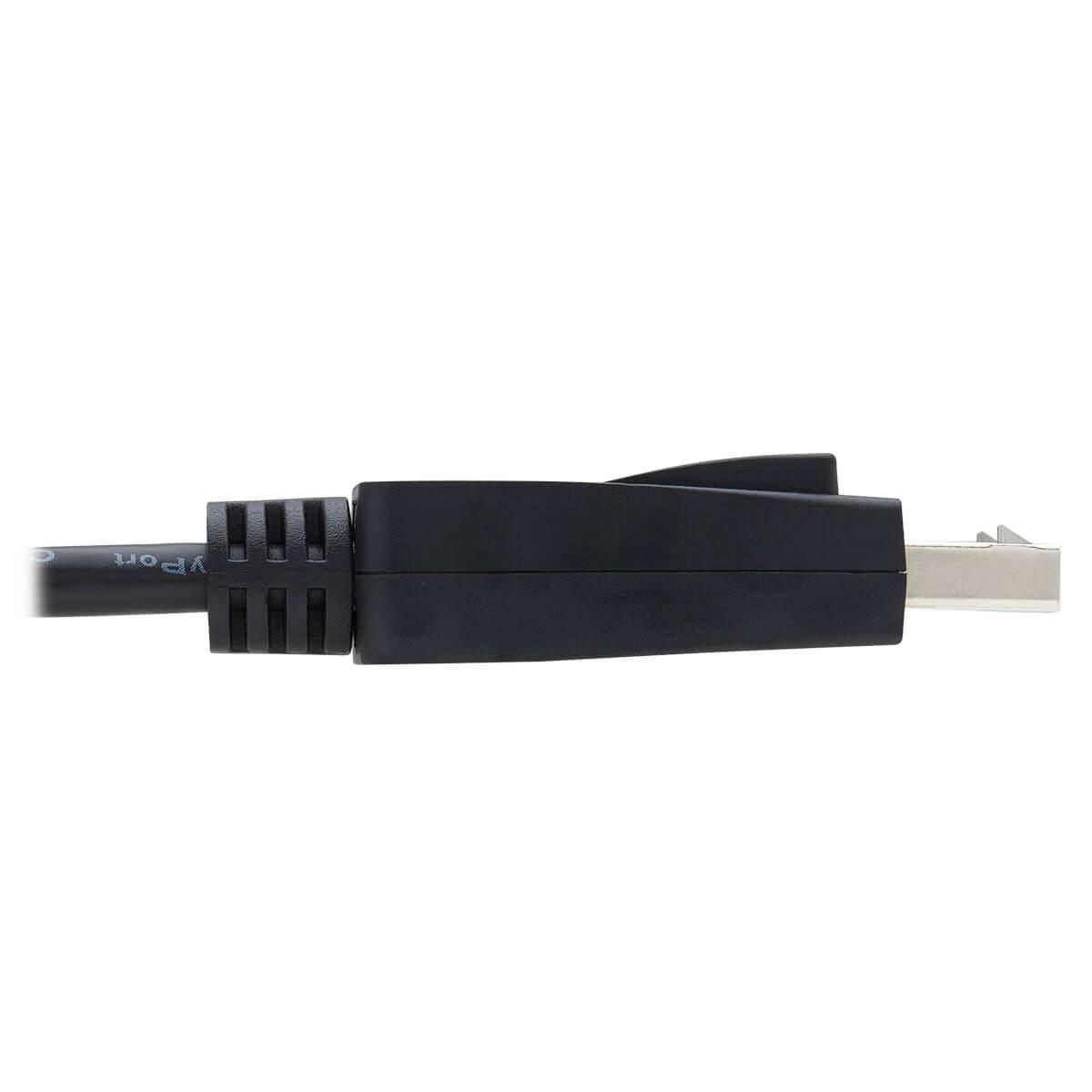 TRIPP LITE DisplayPort 1.4 Cable with Latching Connectors - 8K UHD, HDR, 4:2:0, HDCP 2.2, M/M, Black 3m