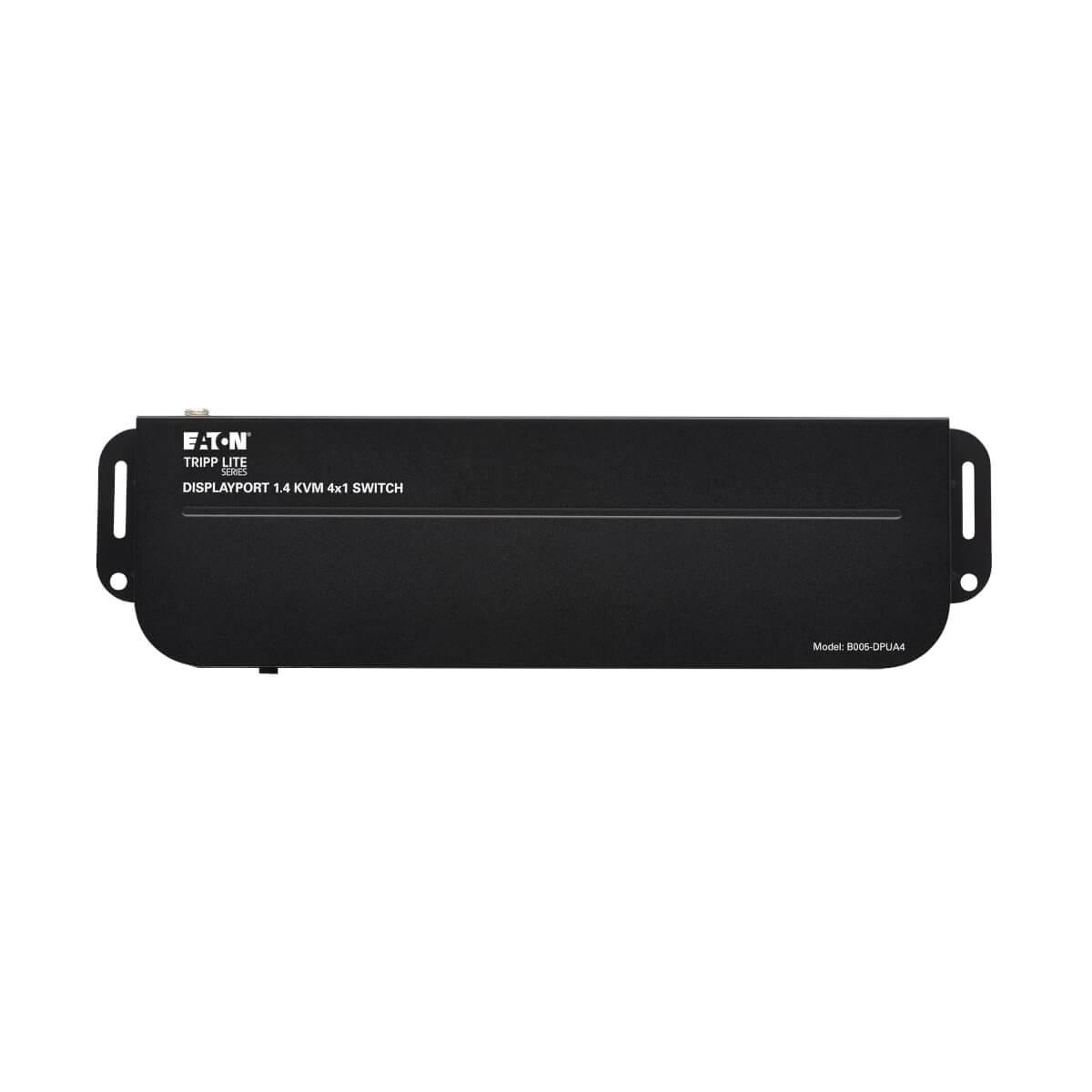 TRIPP LITE KVM Switch 4-Port DisplayPort/USB - 4K 60 Hz, HDR, HDCP 2.2, IR, DP 1.4, USB Sharing