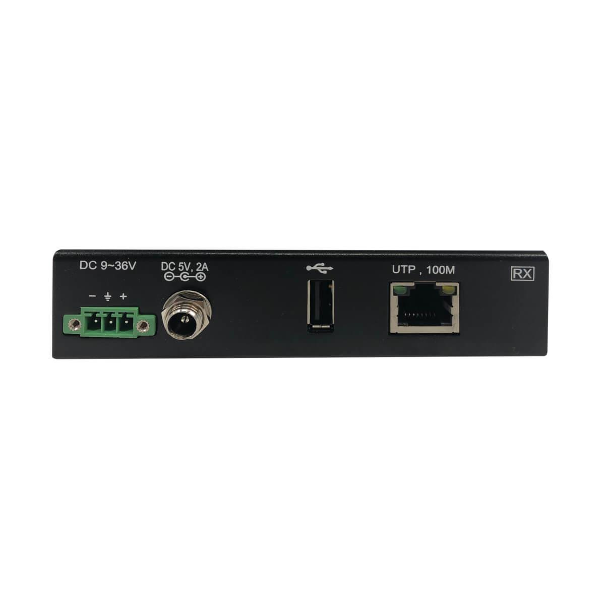 TRIPP LITE 1-Port Industrial USB over CAT6 Extender, ESD Protection, PoC - USB 2.0, Mountable, 100m TAA