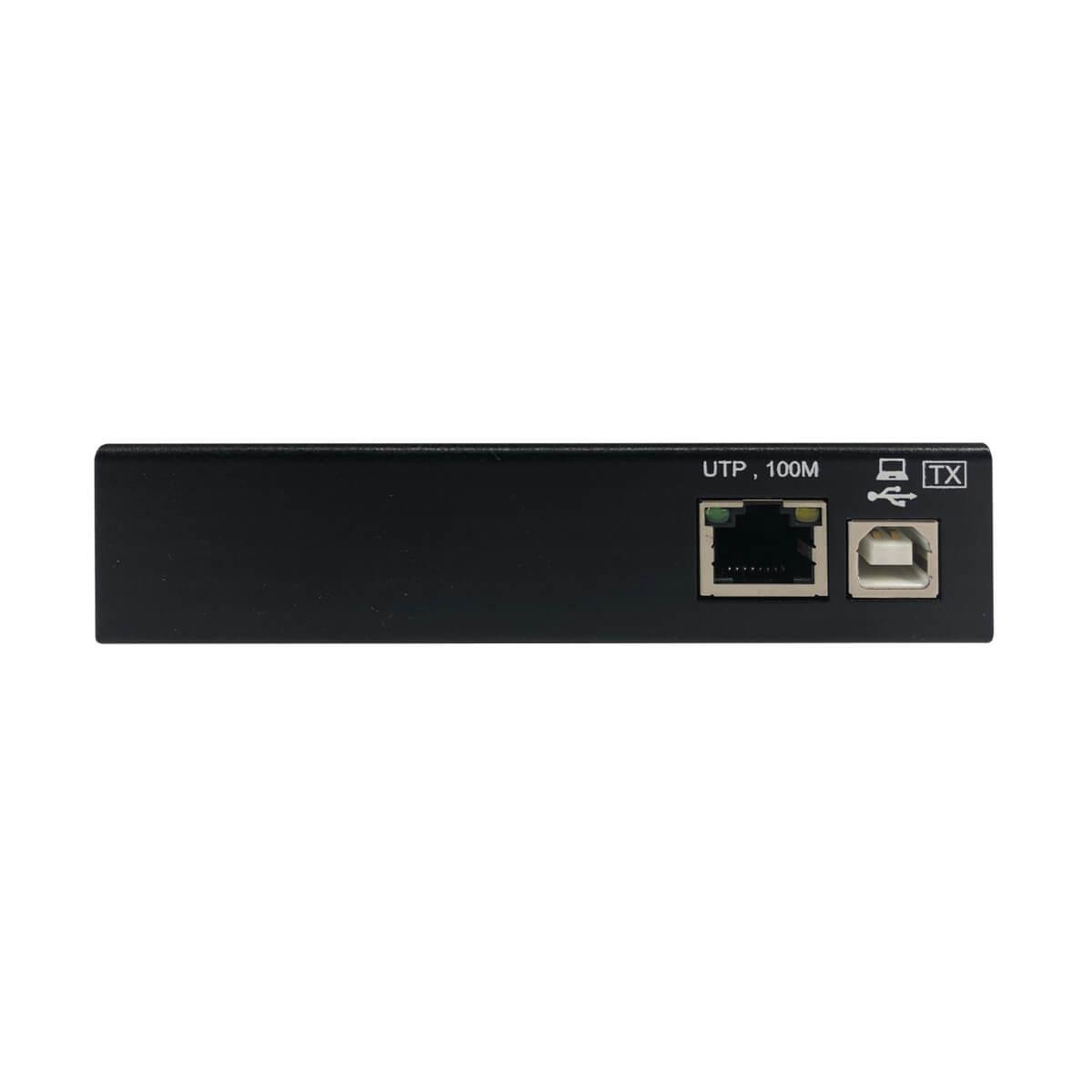 TRIPP LITE 4-Port Industrial USB over CAT6 Extender, ESD Protection, PoC - USB 2.0, Mountable, 100m, TAA