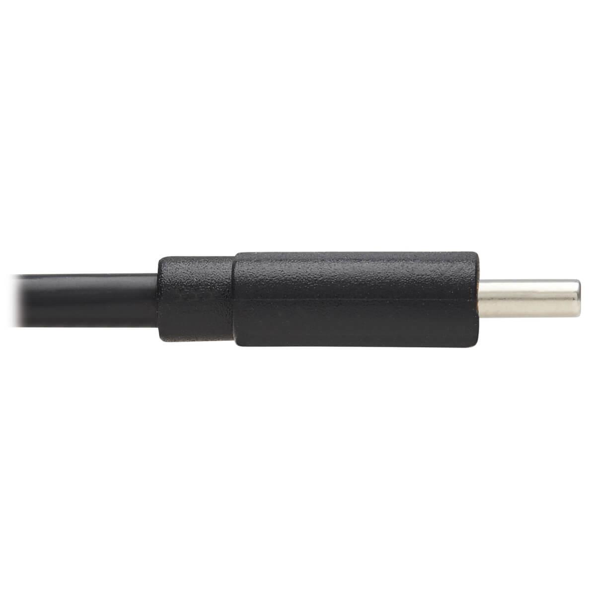 TRIPP LITE USB-C Cable (M/M) - USB 2.0, Thunderbolt 3, 60W PD Charging, Black, 0.9m