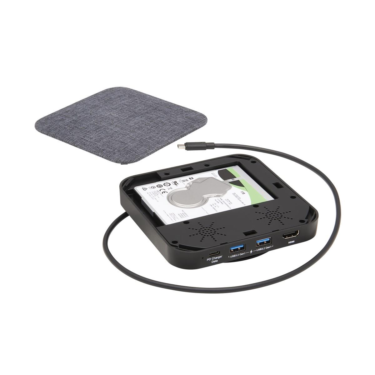 TRIPP LITE Docking Station USB-c - Hdmi / 2x USB-a / USB C / 7-pin SATA ( - 100w Power Delivery - Grey