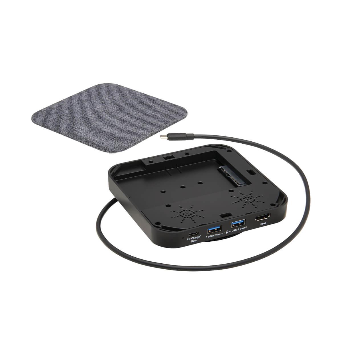 TRIPP LITE Docking Station USB-c - Hdmi / 2x USB-a / USB C / 7-pin SATA ( - 100w Power Delivery - Grey