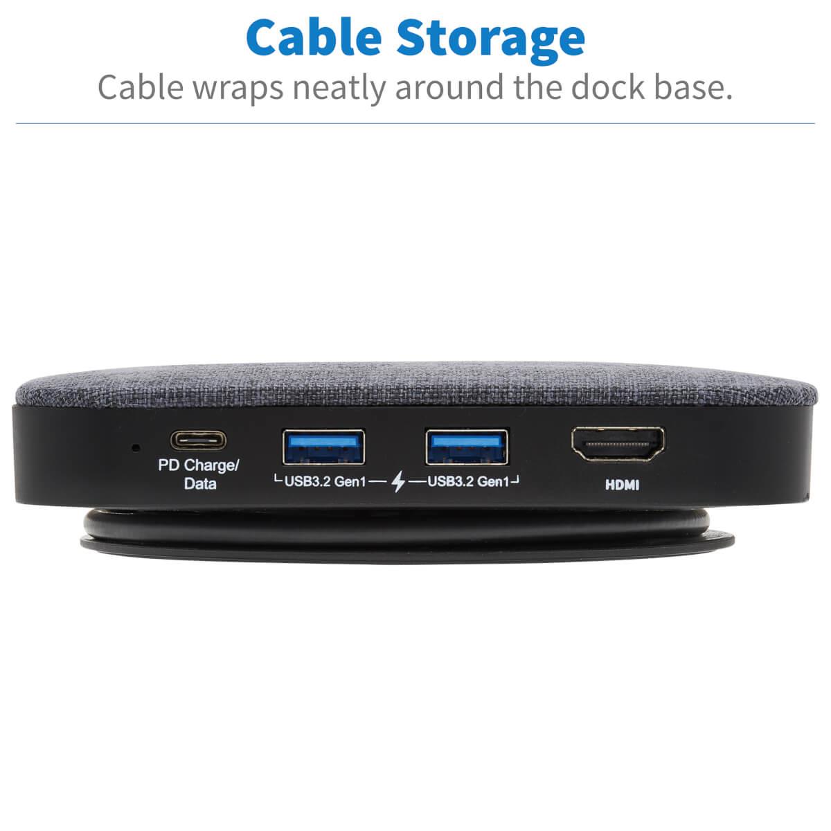 TRIPP LITE Docking Station USB-c - Hdmi / 2x USB-a / USB C / 7-pin SATA ( - 100w Power Delivery - Grey