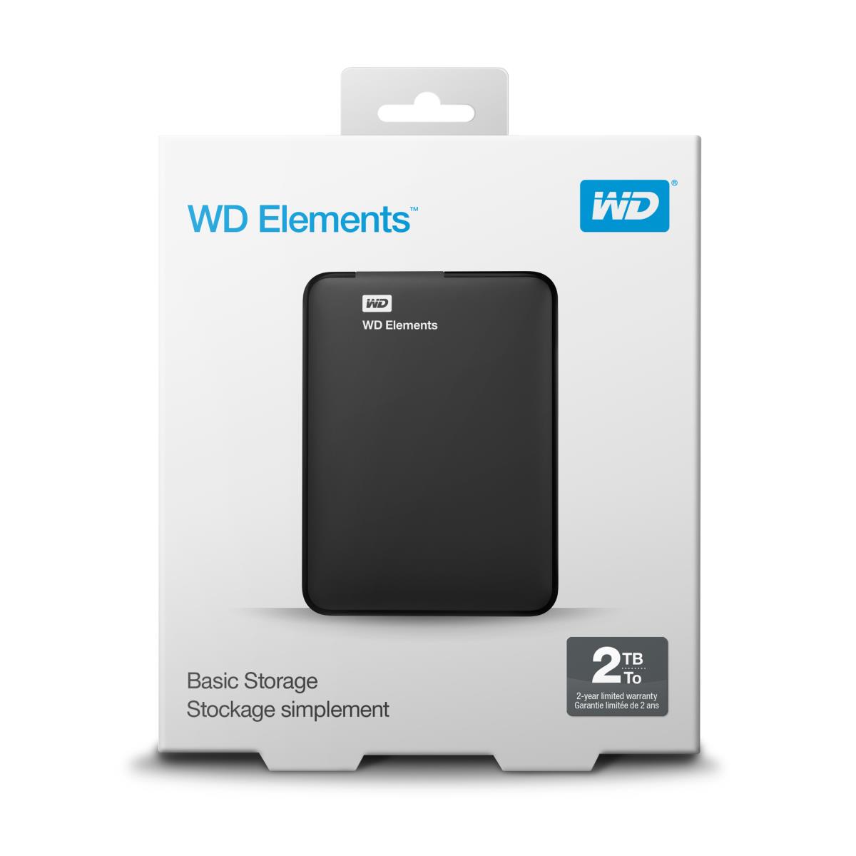 Portable Storage - WD Elements - 2TB - USB-A 3.0