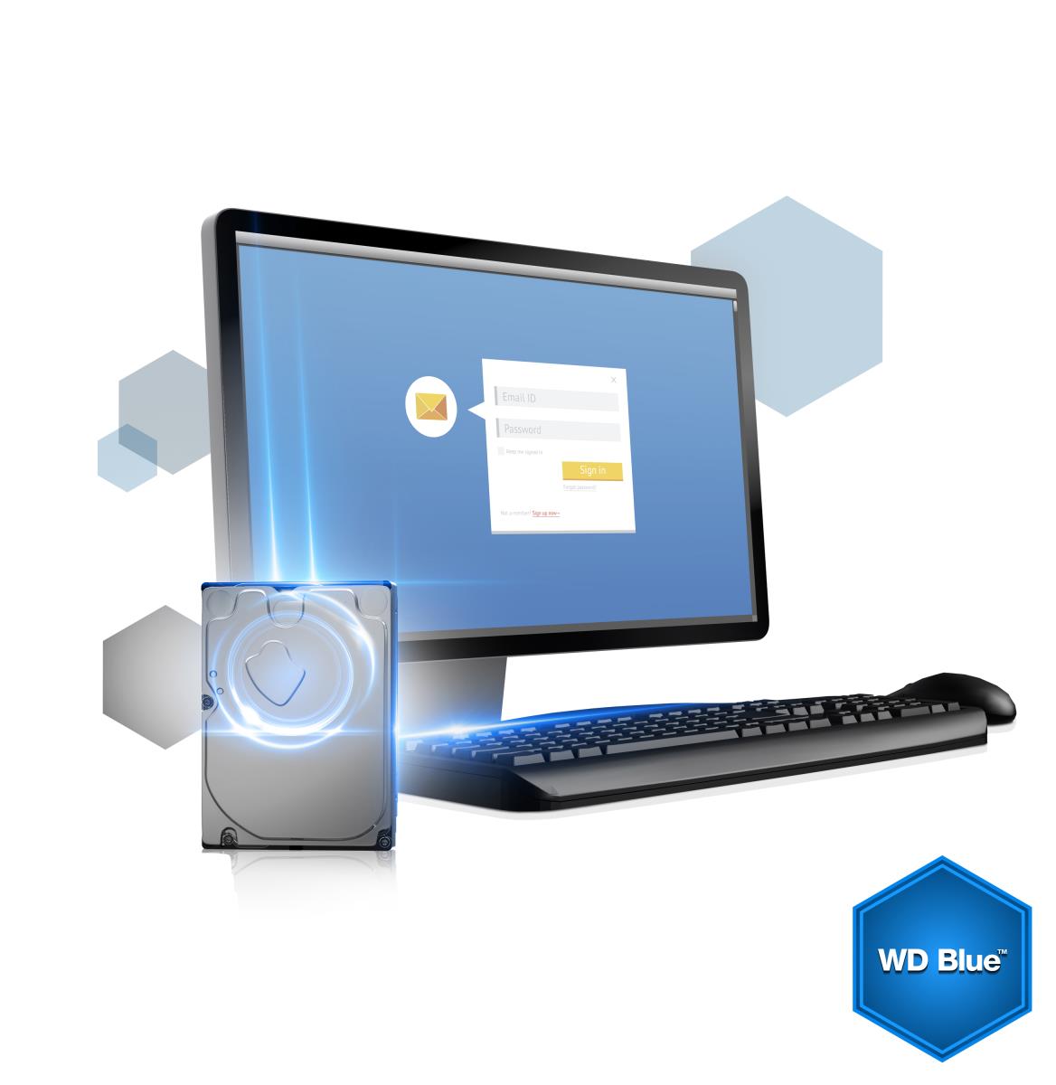 Hard Drive - Wd Blue WD5000AZLX - 500GB - SATA 3.5in - 7200rpm - 32MB Buffer