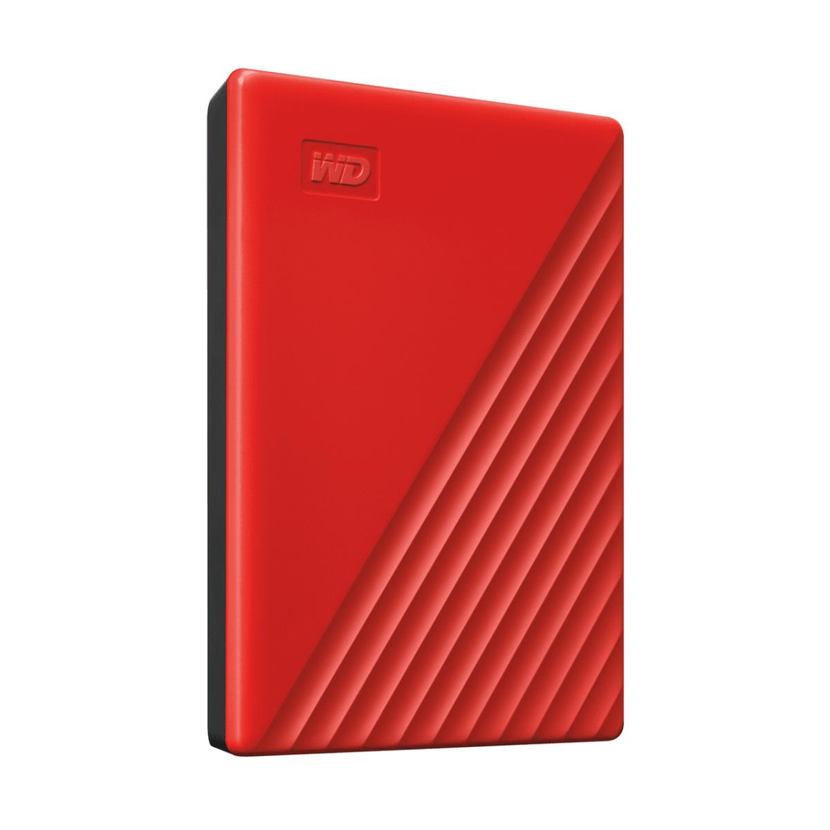 Hard Drive - My Passport - 4TB - USB-A/C 3.2 Gen 1 - Red