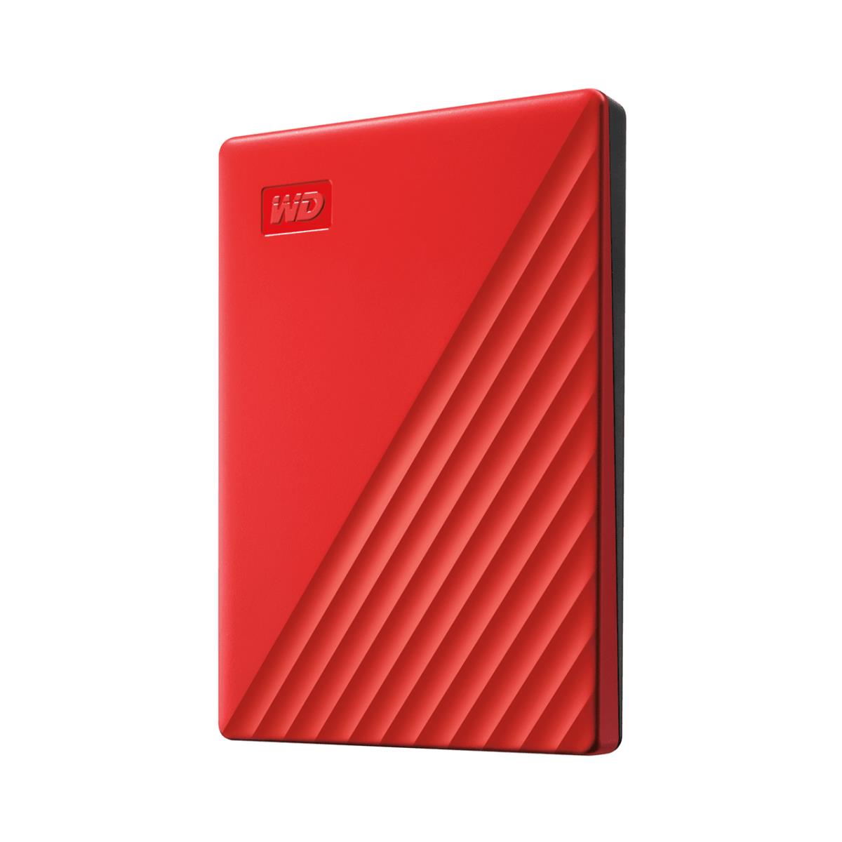 Hard Drive - My Passport - 4TB - USB-A/C 3.2 Gen 1 - Red