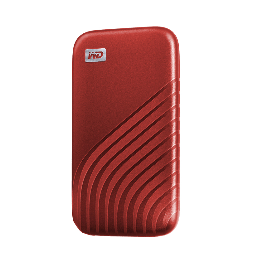 My Passport SSD - 2TB - USB-C/A 3.2 Gen 2 - Red