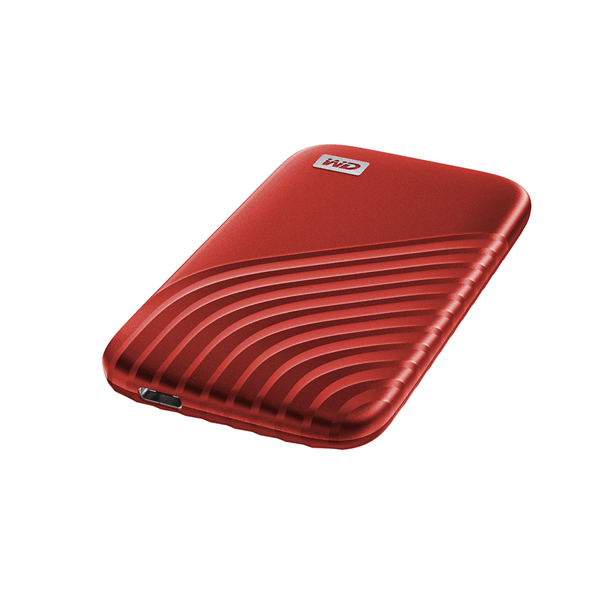 My Passport SSD - 2TB - USB-C/A 3.2 Gen 2 - Red